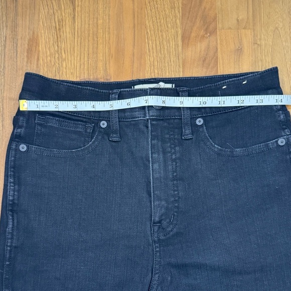 Madewell Stovepipe Jeans | Size 28 | Black Denim 🖤 - Picture 6 of 10